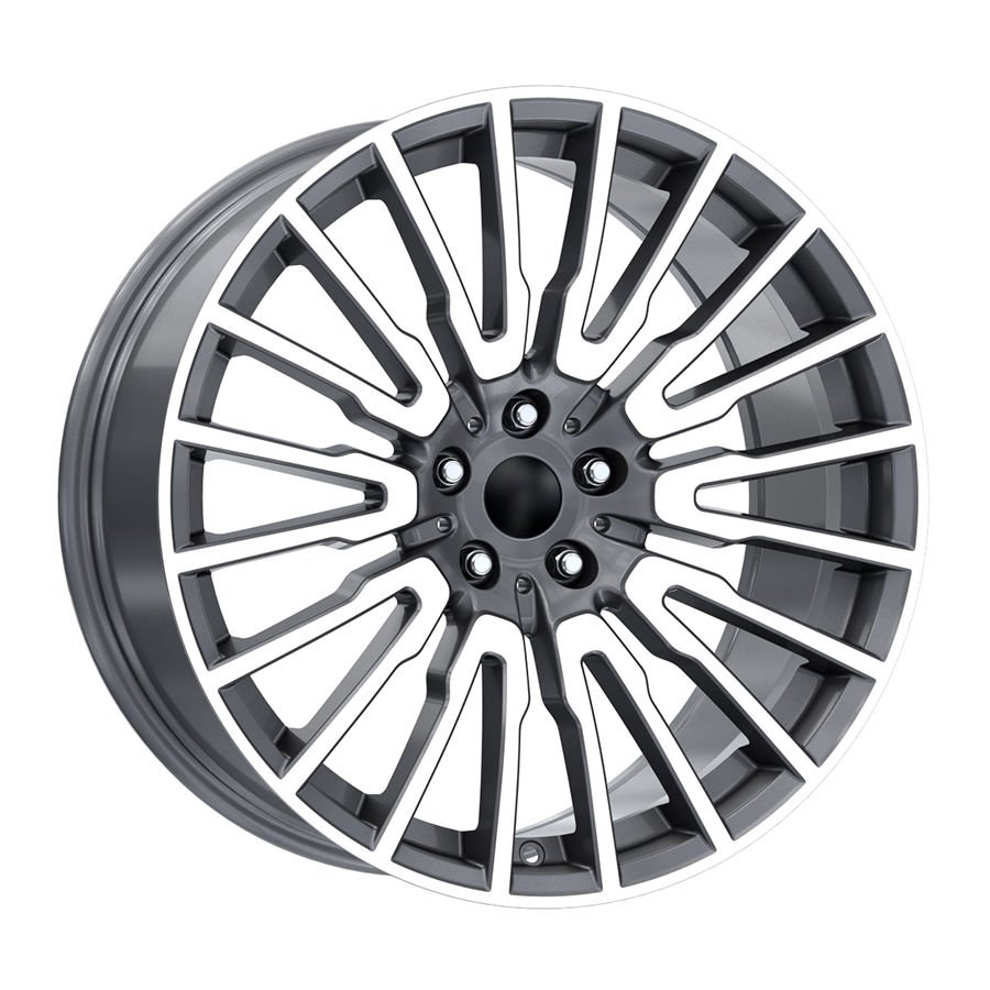DY 1050 8.5X20İNÇ  5X112 ET30 66.6 GUN MACHINED XL ÇELİK JANT