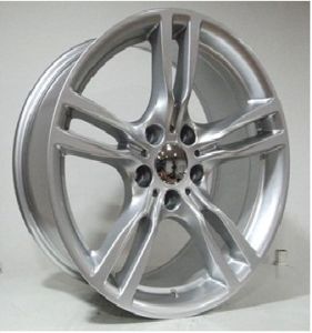 Powcan Bk 5183 9x18inç 5x120 et37 72.56 Metallic Shıney Sılver Machined  Çelik Jant