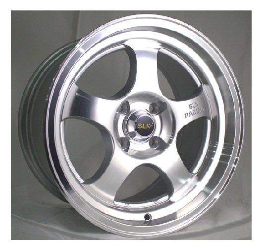 Slk SLK 1462 8x15inç 4x100 Silver Machined Çelik Jant