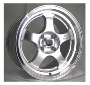 Slk SLK 1462 8x15inç 4x100 Silver Machined Çelik Jant