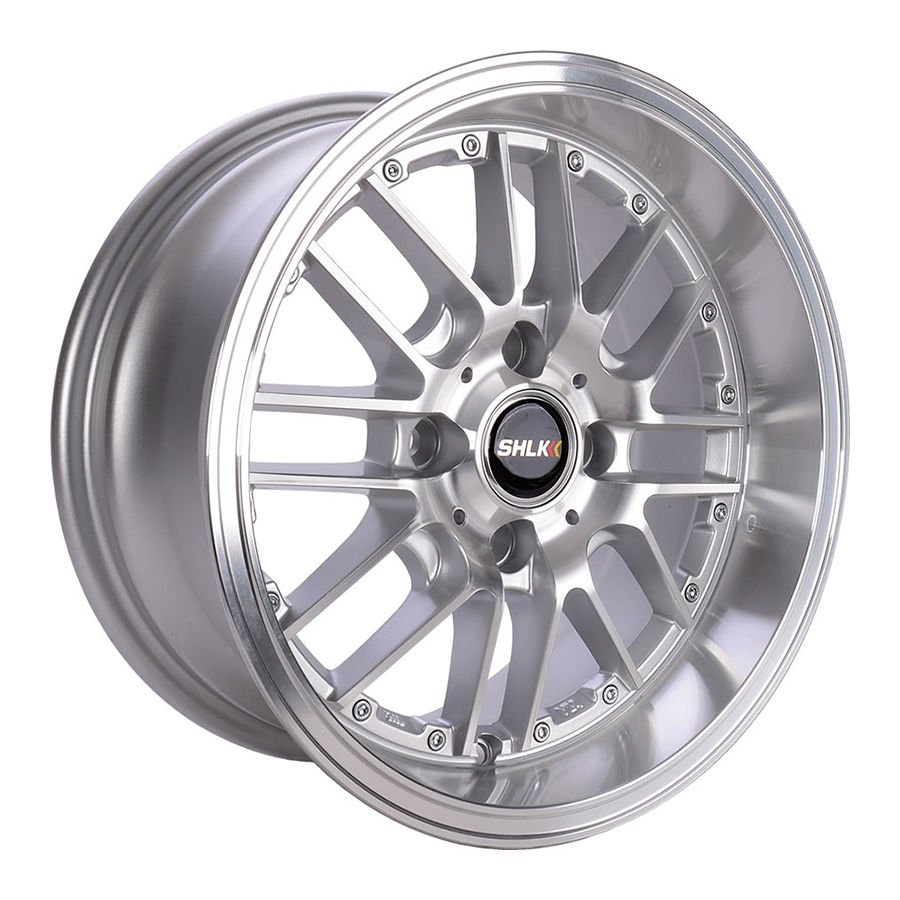 Slk SLK 1463 7x14inç 4x100 Silver Machined Çelik Jant