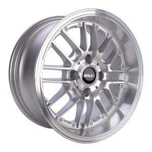 Slk SLK 1463 7x14inç 4x100 Silver Machined Çelik Jant