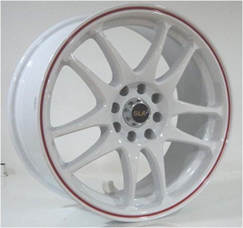 Slk SLK 2030 6.5x15inç 4x100/108 White Red Çelik Jant