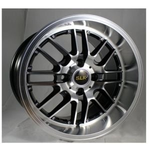 Slk SLK 1463 8x15inç 4x100 Black Machined Çelik Jant