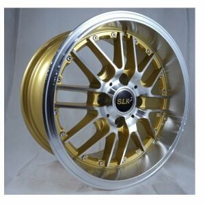 Slk SLK 1463 8x15inç 4x100 Gold Machined Çelik Jant
