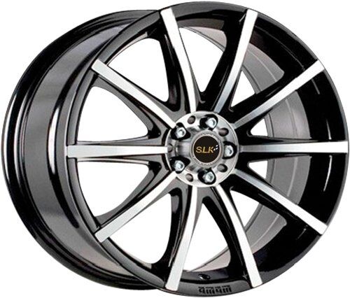 Slk SLK 2031 6x14inç 4x100/108 BLACK MACHINED