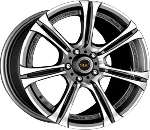 Slk SLK 2032 6x14inç 4x100/108 BLACK MACHINED