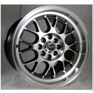 Slk SLK 1464 7x14inç 4x100/108 Black Machined Çelik Jant
