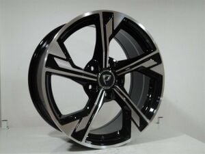 BK 5419 8x18inç 5x112 BLACK Machined Çelik Jant
