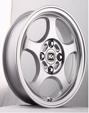 Kormetal KM 235 6.5X15inç 4X98  Silver Machined FORD Çelik Jant
