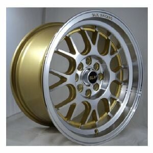 Slk SLK 1464 7x14inç 4x100/108 Gold Machined Çelik Jant