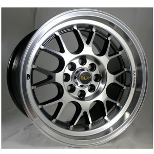 Slk SLK 1464 8x15inç 4x100/108 Black Machined Çelik Jant
