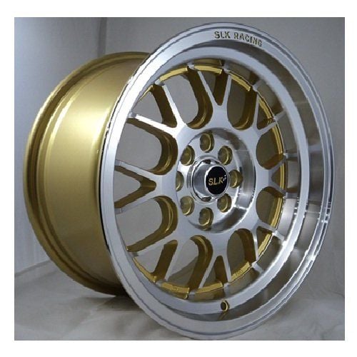 Slk SLK 1464 8x15inç 4x100/108 Gold Machined Çelik Jant