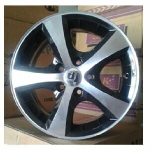 DJ DJ 508 6x14inç 5X100 Black Diamond  Çelik Jant