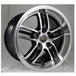 Slk SLK 1467 8x15inç 4x100 Black Machined Çelik Jant