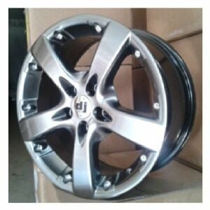 Dj DJ 437 5.5x14inç 4x100 Black Diamond Çelik Jant