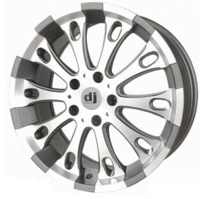 Dj DJ 421 8x18inç 5x100 Silver Çelik Jant