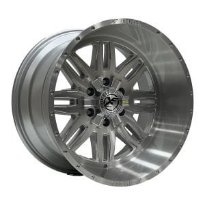 PRT DX8430 12X20İNÇ  6X139.7 ET-44 110 BRUSHED MILLED WINDOW ÇELİK JANT