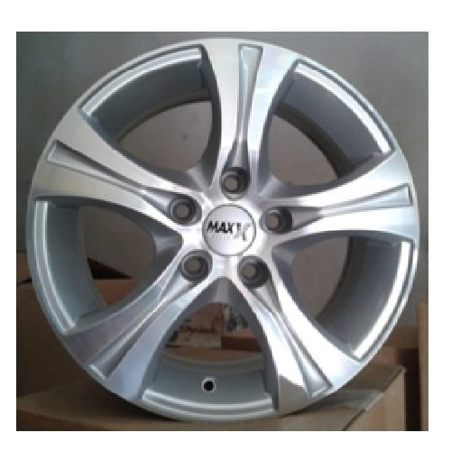 MAX 387 7x15inç 5X114.3 Silver + Black Diamond Çelik Jant