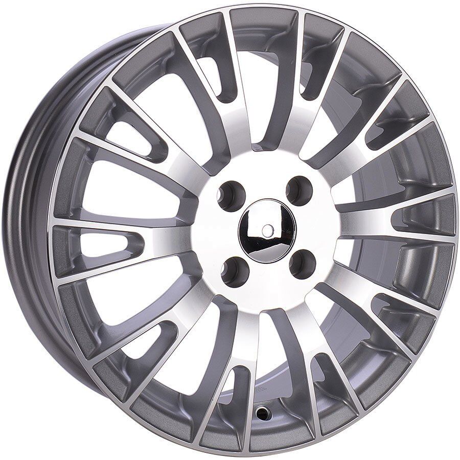 Powcan BK 757 6X15inç 4x98 et35 58.1 Sılver Machined Fıat Çelik Jant