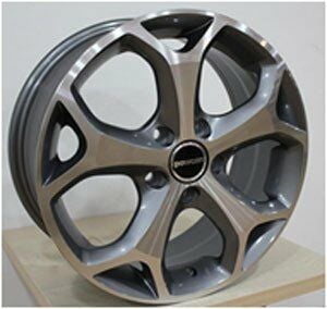 Powcan BK 386 6.0x14inç 4x100  Gun Machined Çelik Jant