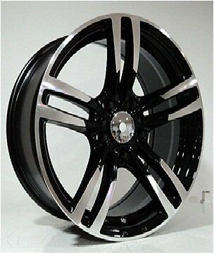 MEGATORK Tork 9060 8x18inç 5x120 et34 72.56 Black Machined BMW REPLİKA Çelik Jant