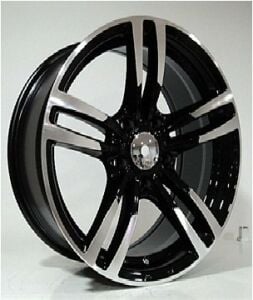 MEGATORK Tork 9060 8x18inç 5x120 et34 72.56 Black Machined BMW REPLİKA Çelik Jant