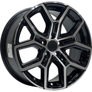 DY 946 7X16 inç 5X98 ET39 58.1 BLACK MACHINED XL