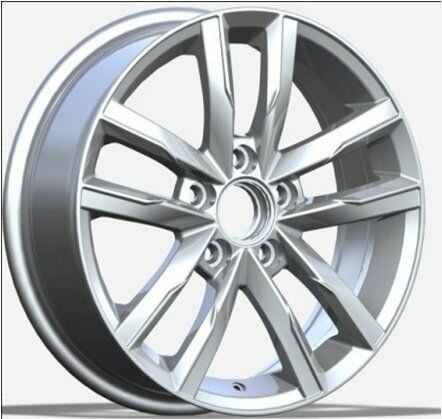 Powcan BK 5182 8X18inç 5X112 ET45 57.1  SİLVER MACHINED VOLKSWAGEN REPLİKA ÇELİK JANT