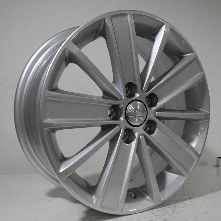 TL-0385 5.5x14inç 5x100 ET33 57.1 SILVER Machıned Replika Çelik Jant