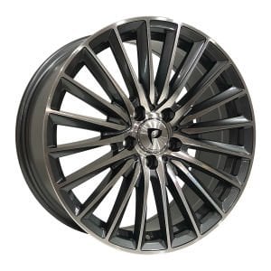 BK 5909 7.5X17İNÇ  5X112 ET45 66.56 GUN MACHINED XL ÇELİK JANT