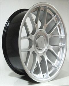 Powcan BK 705 9x18inç 5x108/114.3 Hyper Silver Çelikk Jant