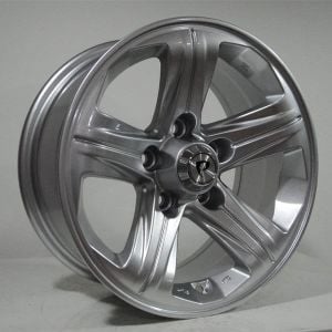 POWCAN BK-5355 7x15 inç 5x114.3 ET15 67.1 SİLVER REPLİKA ÇELİK JANT