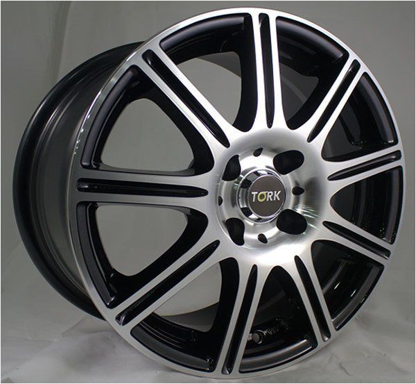 Megatork TORK 7214 6.5x15inç 4x100 Black Machined Çelik Jant