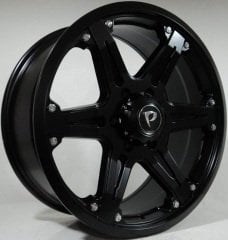 POWCAN BK 5119 8.5x20inç 6x114.3 ET30 66.1 MAT BLACK Machıned Replika Çelik Jant