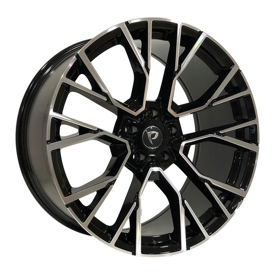 BK 5769 10.5X21İNÇ  5X120 ET35 74.1 BLACK MACHINED XL ÇELİK JANT