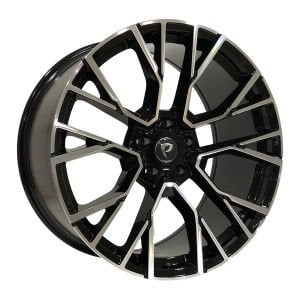 BK 5769 10.5X21İNÇ  5X120 ET35 74.1 BLACK MACHINED XL ÇELİK JANT