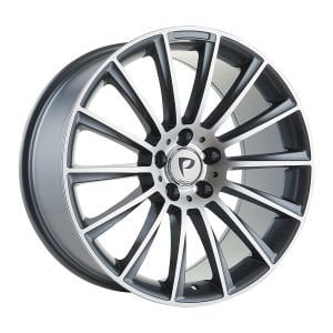 BK 836 8x17inç 5x112 ET45 66.56 GÜN Machined Replika Çelik Jant