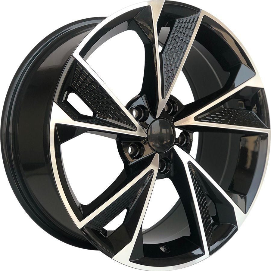 DY 807 7.5X17inç  5X114.3 ET35 73.1 BLACK MACHINED XL ÇELİK JANT