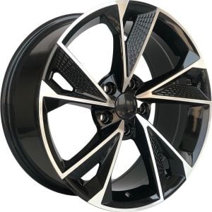 DY 807 7.5X17inç  5X114.3 ET35 73.1 BLACK MACHINED XL ÇELİK JANT