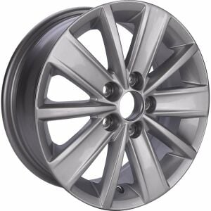 TL-0140 6x15inç 5x100 ET40 57.1 SILVER Machıned Replika Çelik Jant