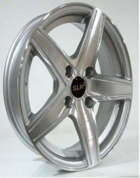SLK Slk 1105 6x14inç 4x100 et35 73.1 Sılver Machined Çelik Jant