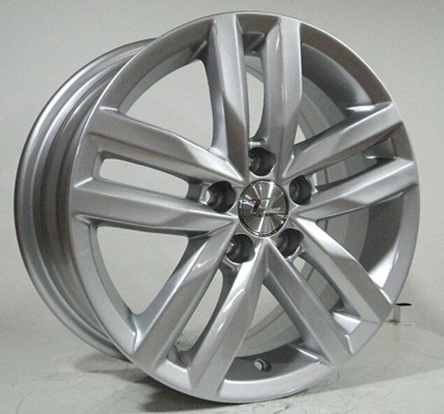 TL-0482 6x15inç 5x100 ET40 57.1 SILVER Machıned Replika Çelik Jant