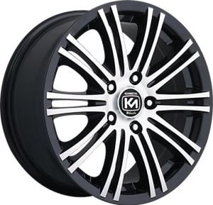 Kormetal KM 684 6x14inç 4x100 Black Diamond Çelik Jant