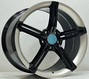 FRM FPS 24 11.5X21İNÇ  5X130 ET66 71.6 BLACK+SILVER XL ÇELİK JANT