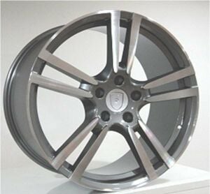 Slk SLK 1286 10x21inç 5x130 Gun Machined Replika Porsche 911 Çelik Jant