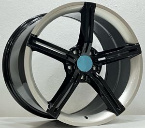 FRM FPS 24 9.5X21İNÇ  5X130 ET60 71.6 BLACK+SILVER XL ÇELİK JANT