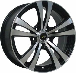 Megatork TORK 331 6.5x15inç 4x100 Black Machined Çelik Jant