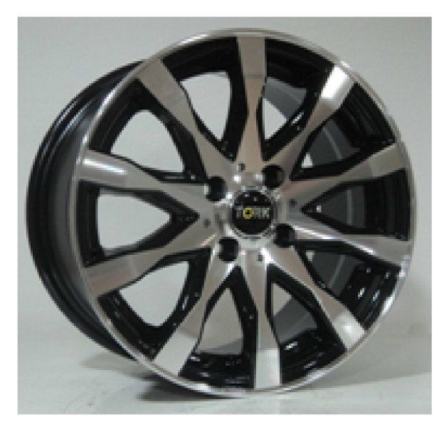Megatork TORK 351 6x14inç 4x100 Black Machined Çelik Jant