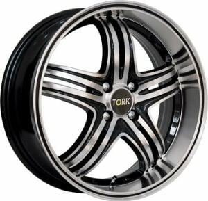 Megatork TORK 288 8x18inç 4x100/108 Black Machined Black Çelik Jant